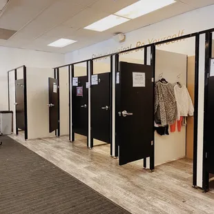 Dressing rooms