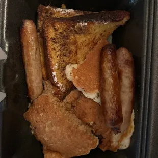 This was the meal after we ate it.