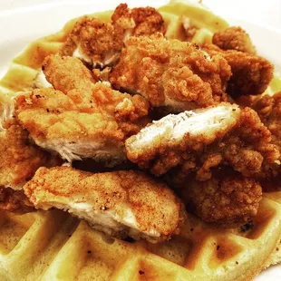 Chicken and waffles!