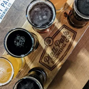Flight of unique beers!