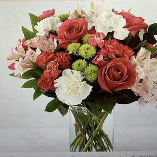 Arrangement I chose online