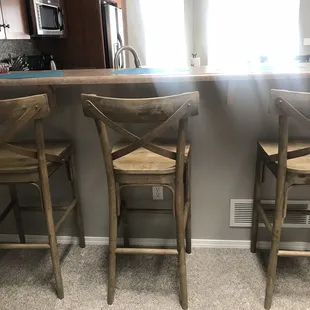 3 barstools