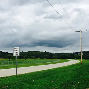 Pay attention of the speed limit sign inside of the park, I saw police gave lights to speeder 2 days ago. (9/08/2016)