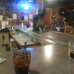 Captain and diet... the cafe has drinks :)