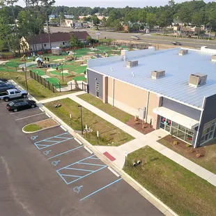 Arcade and Laser Tag located inside