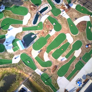Two 18-hold mini golf courses