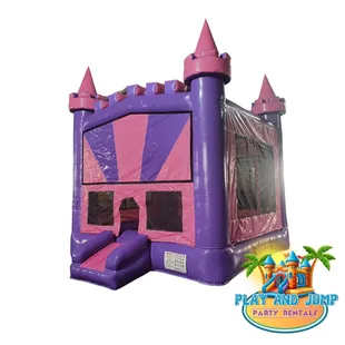 Pink-Purple Castle Bouncer
