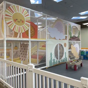 Indoor playground.