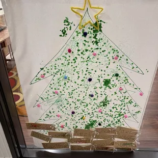 Class activity Christmas tree