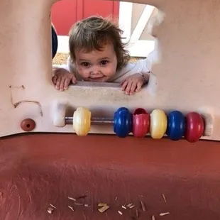 Playing outside at daycare