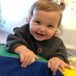 One happy baby at daycare