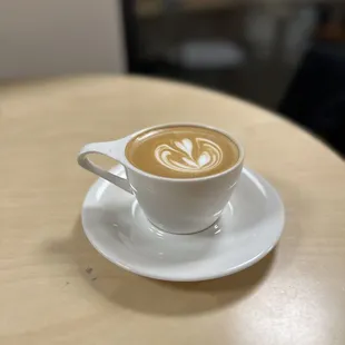 Decaf Cappucino because I&apos;m over caffeinated and forgot to take pictures of our initial drinks