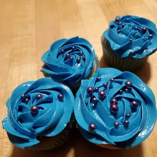 Blue cupcakes