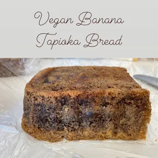 Vegan Tapioca Banana Bars