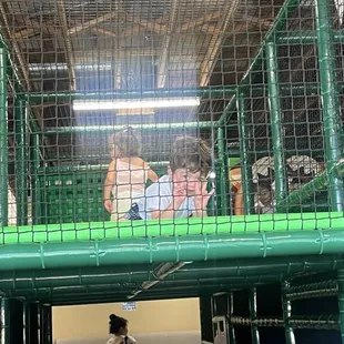 Perfect view from the bottom of the play structure