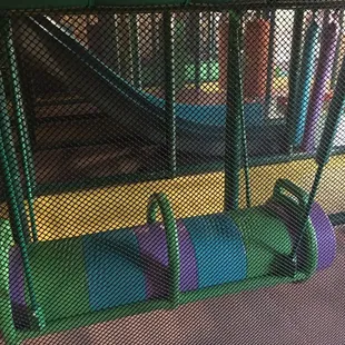 Inside a structure
