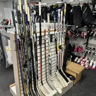 We are always buying and selling hockey sticks