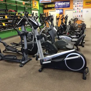 More exercise equipment