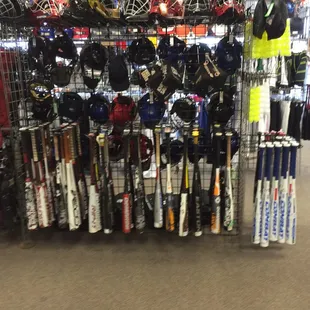 More baseball bats