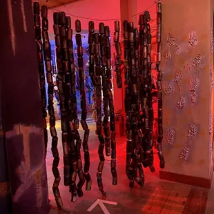 Trash Art Curtain