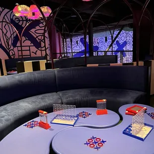 upstairs tables and games