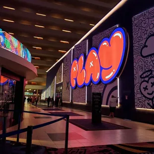 Outside (inside Luxor)