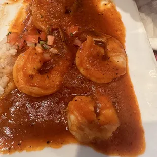 Camarones a la diabla