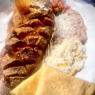 Whole Fried Snapper