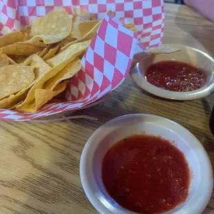 Chips and salsa.