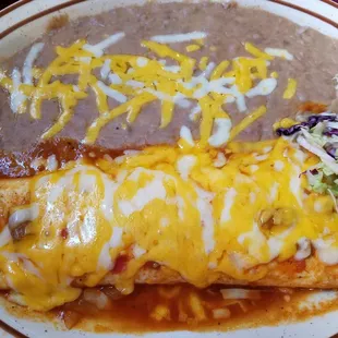 Lunch Special #10 (Burrito) for $8.25.