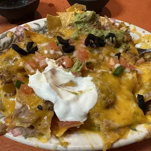 Super Nachos (after I munched a bunch!)