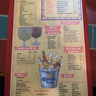 Menu.