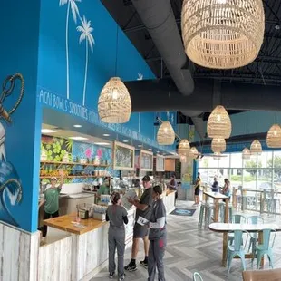 Interior of Playa Bowls Middletown!