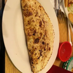 Quesadilla with shrimp