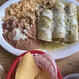 Ki Enchiladas Plate