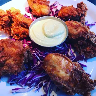 Fried Oyster Sliders