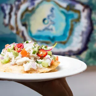 Ceviche Tostada