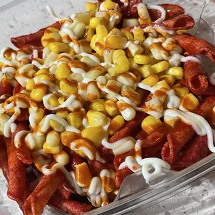 Tosti Esquite with takis