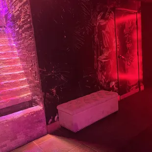 Bathroom waiting area