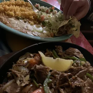 Fajitas de Carnitas single order