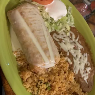 Beef chimichanga