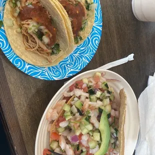 Shrimp Ceviche Tostada