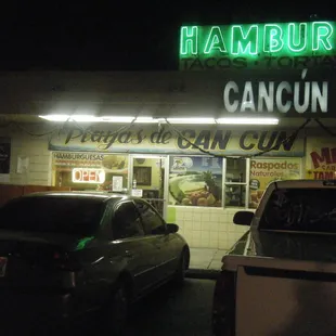 Outside Playas de Cancun