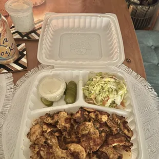 Chicken Shawarma Plate