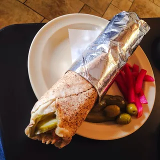Chicken Kafta Pita Sandwich