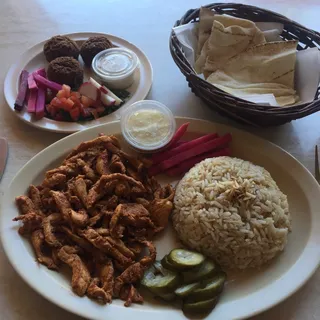 Chicken Shawarma Plate