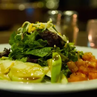 A Mixed Greens Salad with House Dressing, served with all Entrees