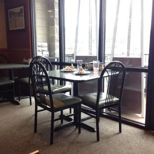 Tables that need to be cleared, and this was one of many. Gotta stay on top of that Players!