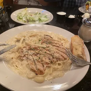 Chicken fettuccine Alfredo