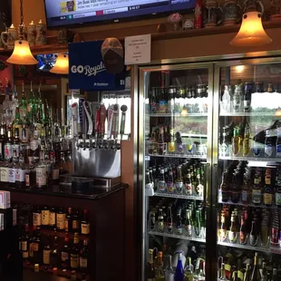 Great bar area big flat screens for the size of the room